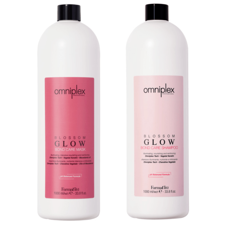 OMNIPLEX Blossom Glow KIT Šampón + Maska 1000 ml